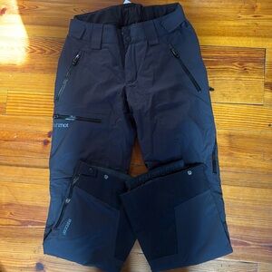 NWT Marmot Refuge MemBrain Water Resistant Snow Ski Pants - Black - M